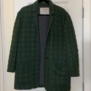 Anthropologie Green Blazer